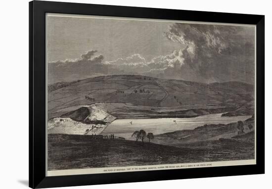 The Flood at Sheffield, View of the Bradfield Reservoir, Showing the Broken Dam-Edmund Morison Wimperis-Framed Giclee Print