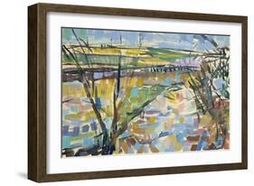 The Flooded Cherwell from Rousham I-Erin Townsend-Framed Giclee Print