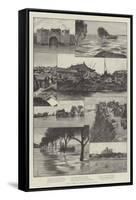 The Floods at Tientsin, North China-Amedee Forestier-Framed Stretched Canvas