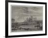 The Floods at Windsor, View from Clewer Road-null-Framed Giclee Print