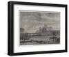 The Floods at Windsor, View from Clewer Road-null-Framed Giclee Print