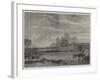 The Floods at Windsor, View from Clewer Road-null-Framed Giclee Print