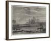 The Floods at Windsor, View from Clewer Road-null-Framed Giclee Print