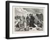 The Floods in and around Paris : Madame Maahon Visiting and Distributing Relief to the Sufferers. 1-null-Framed Giclee Print