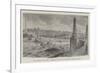 The Floods in Bavaria, Remains of the Prince Regent's Bridge, Munich-null-Framed Giclee Print