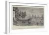 The Floods in Bavaria, the Ruined Bogenhausen Bridge, Munich-null-Framed Giclee Print