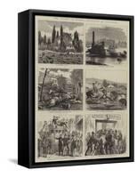 The Floods in France, Incidents at Toulouse-null-Framed Stretched Canvas