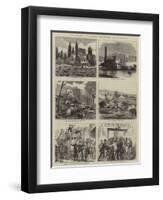 The Floods in France, Incidents at Toulouse-null-Framed Premium Giclee Print