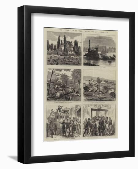The Floods in France, Incidents at Toulouse-null-Framed Giclee Print