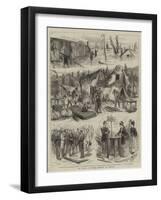 The Floods in France, Sketches at Toulouse-null-Framed Giclee Print