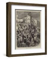 The Floods in France, Soldiers Working Among the Ruins at Toulouse-null-Framed Giclee Print