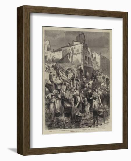 The Floods in France, Soldiers Working Among the Ruins at Toulouse-null-Framed Giclee Print