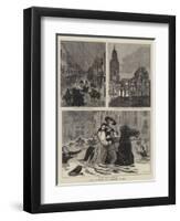 The Floods in Murcia, Spain-John Charles Dollman-Framed Giclee Print