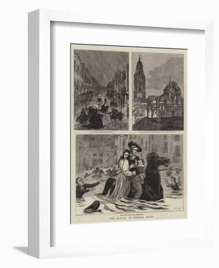 The Floods in Murcia, Spain-John Charles Dollman-Framed Giclee Print