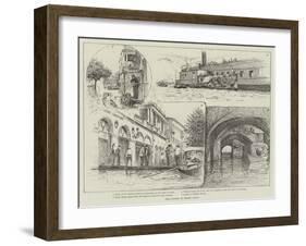 The Floods in North Italy-Henry Charles Seppings Wright-Framed Giclee Print