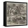 The Floods in South Wales, Scene Near Cardiff-null-Framed Stretched Canvas