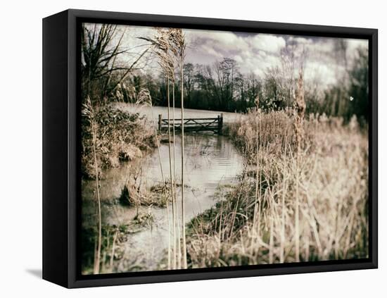 The Floods in Suffolk-Tim Kahane-Framed Stretched Canvas
