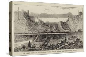 The Floods, Ruins of the Llandulas Viaduct on the London and North-Western Railway-null-Stretched Canvas