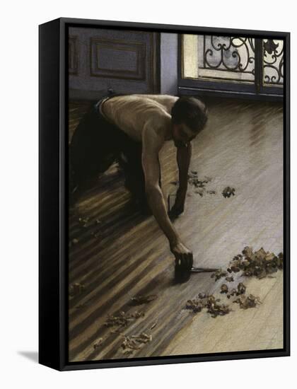 The Floor Planers, c.1875-Gustave Caillebotte-Framed Stretched Canvas