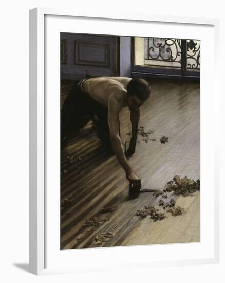The Floor Planers, c.1875-Gustave Caillebotte-Framed Giclee Print