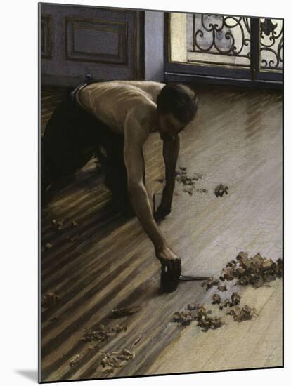 The Floor Planers, c.1875-Gustave Caillebotte-Mounted Giclee Print