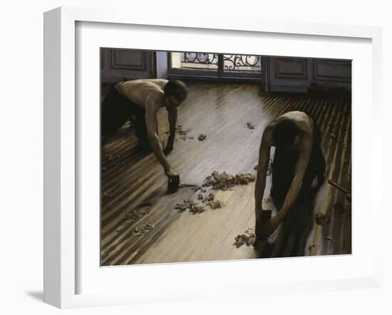 The Floor Planers, c.1875-Gustave Caillebotte-Framed Giclee Print