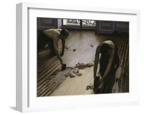 The Floor Planers, c.1875-Gustave Caillebotte-Framed Giclee Print