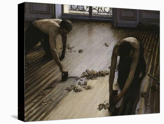 The Floor Planers, c.1875-Gustave Caillebotte-Stretched Canvas