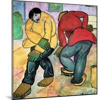 The Floor Polishers, 1911-Kasimir Malevich-Mounted Giclee Print