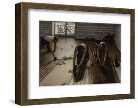 The Floor Scrapers, c.1875-Gustave Caillebotte-Framed Art Print