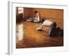 The Floor Scrapers-Gustave Caillebotte-Framed Art Print