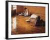 The Floor Scrapers-Gustave Caillebotte-Framed Art Print