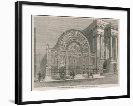 The Floral Arcade, Royal Italian Opera House, Covent Garden-null-Framed Giclee Print