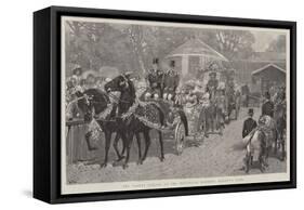 The Floral Parade at the Botanical Gardens, Regent's Park-John Charlton-Framed Stretched Canvas