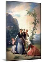 The Florists or Spring, 1786-Francisco de Goya-Mounted Giclee Print