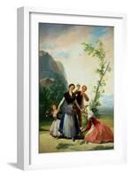 The Florists or Spring, 1786-Francisco de Goya-Framed Giclee Print