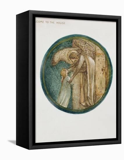 The Flower Book: XXXI. Welcome to the House, 1905-Edward Burne-Jones-Framed Stretched Canvas