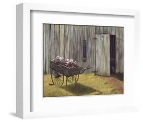 The Flower Cart-Kathleen Green-Framed Art Print