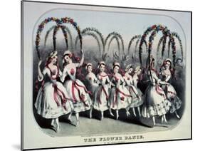 The Flower Dance-Currier & Ives-Mounted Giclee Print