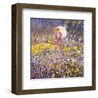 The Flower Garden, 1912-Frederick Carl Frieseke-Framed Premium Giclee Print