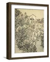 The Flower Garden, c.1888-Vincent van Gogh-Framed Giclee Print