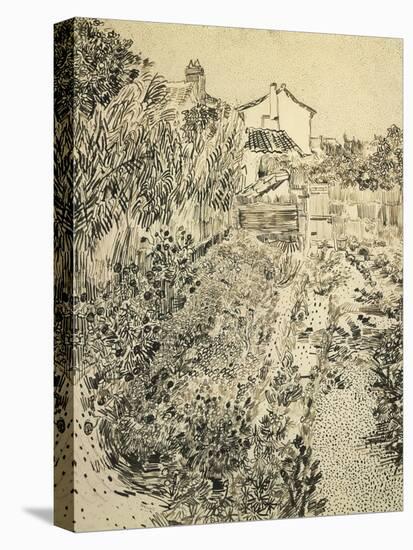The Flower Garden, c.1888-Vincent van Gogh-Stretched Canvas