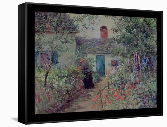 The Flower Garden, C.1900-Abbott Fuller Graves-Framed Stretched Canvas