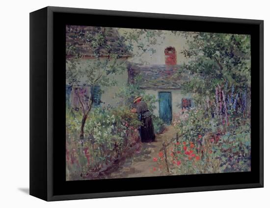 The Flower Garden, C.1900-Abbott Fuller Graves-Framed Stretched Canvas
