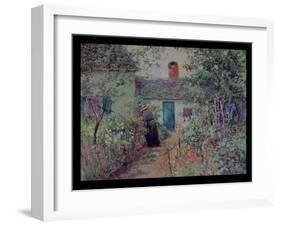 The Flower Garden, C.1900-Abbott Fuller Graves-Framed Giclee Print