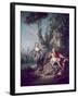 The Flower Gatherers-Francois Boucher-Framed Giclee Print