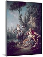 The Flower Gatherers-Francois Boucher-Mounted Giclee Print