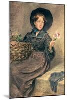 The Flower Girl, 1833-William Henry Hunt-Mounted Giclee Print