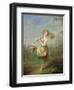 The Flower Girl-Jean-Baptiste Huet-Framed Giclee Print