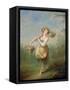 The Flower Girl-Jean-Baptiste Huet-Framed Stretched Canvas